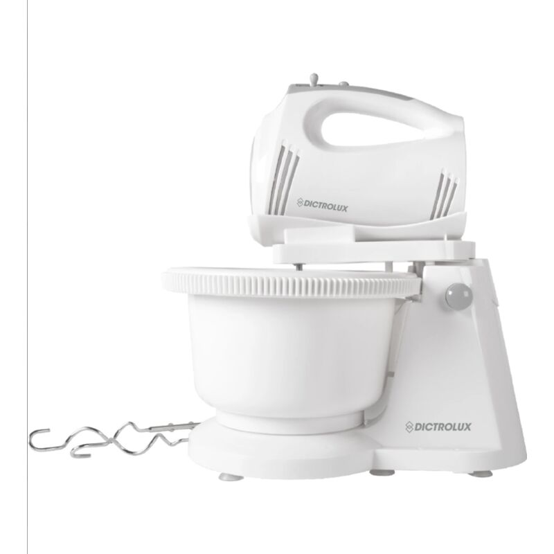 foto del prodotto trade shop traesio sbattitore 2 fruste con ciotola rotante ganci impastatrice 300w 5 velocit turbo 