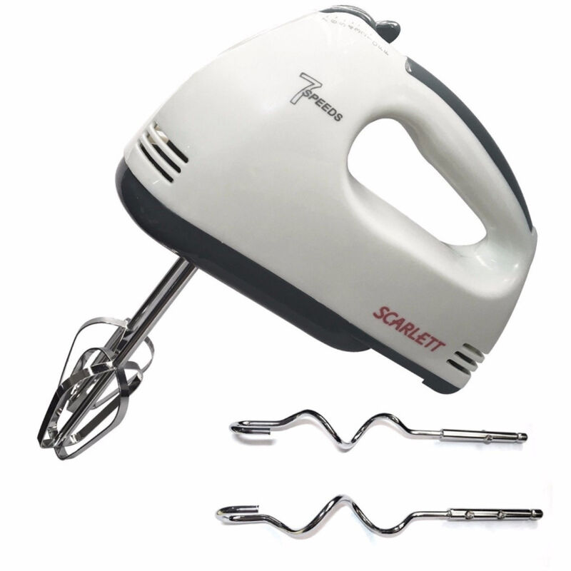 foto del prodotto trade shop traesio sbattitore elettrico frullatore frusta impastatore 4 fruste 7 velocita he 133 