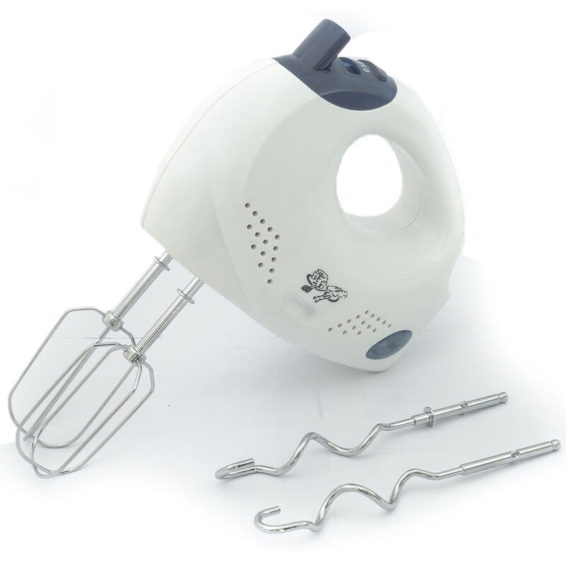 foto del prodotto trade shop traesio sbattitore elettrico mixer con fruste in acciaio a 6 velocit ganci impastatori 