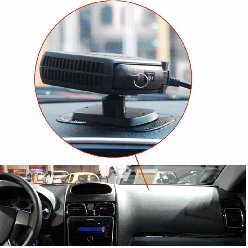 foto del prodotto trade shop traesio sbrinatore riscaldatore scaldino 12v 150w termoventilatore ventilatore auto car 