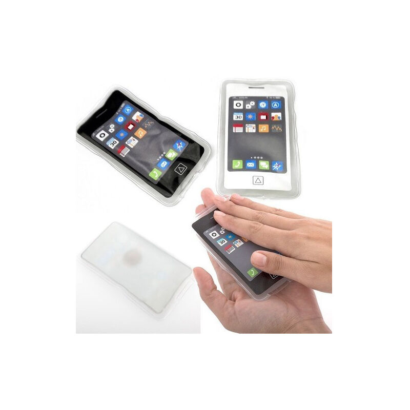 foto del prodotto trade shop traesio scaldamani a forma di cellulare 3pz riutilizzabile per non avere pi mani fredde 