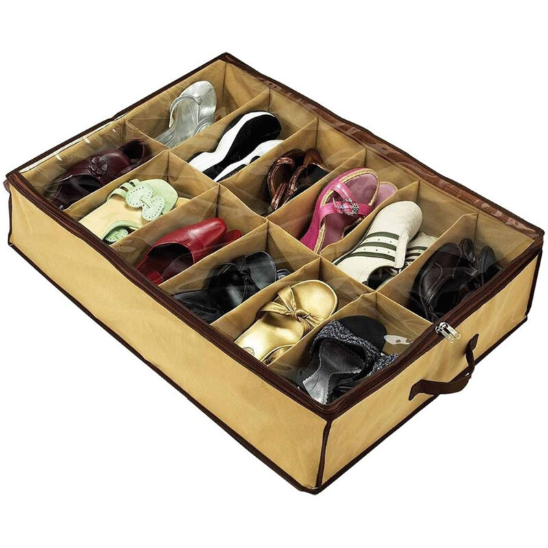 foto del prodotto trade shop traesio scarpiera campeggio viaggio pratico porta scarpe ultra slim pratica scarpiera 