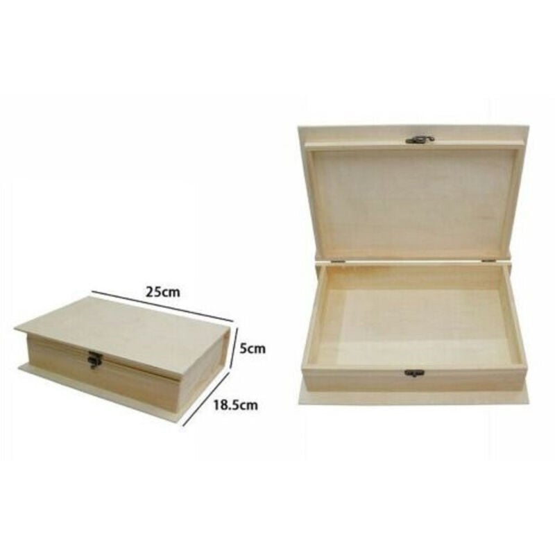 foto del prodotto trade shop traesio scatola contenitore box astuccio in legno decoupage portagioie cofanetto 53464a 