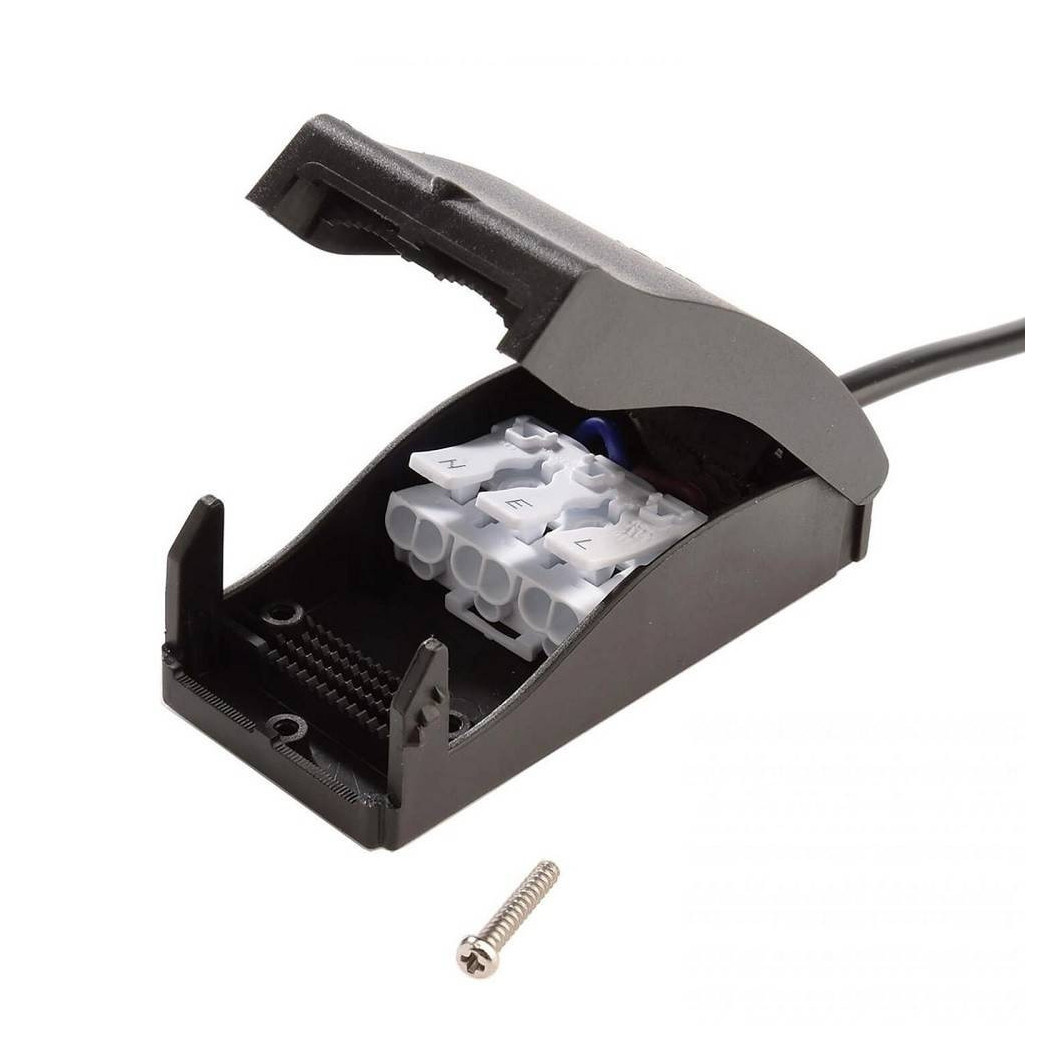 foto del prodotto trade shop traesio scatola di connessione rapida 2 vie 230 v 3 pin 10 a cablaggio passante max 16 a 