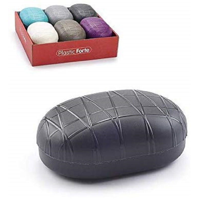 foto del prodotto trade shop traesio scatola portasapone 2pz plastica porta saponetta 11x8x4cm contenitore custodia viaggio 