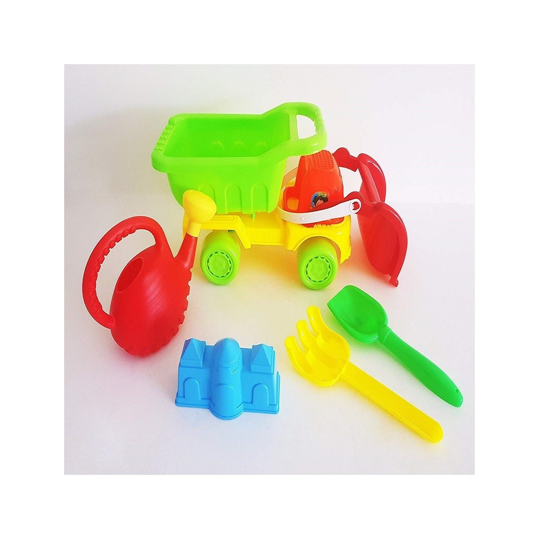foto del prodotto trade shop traesio scavatrice a pala con palette formina innaffiatoio sabbia gioco spiaggia mare bimbi 