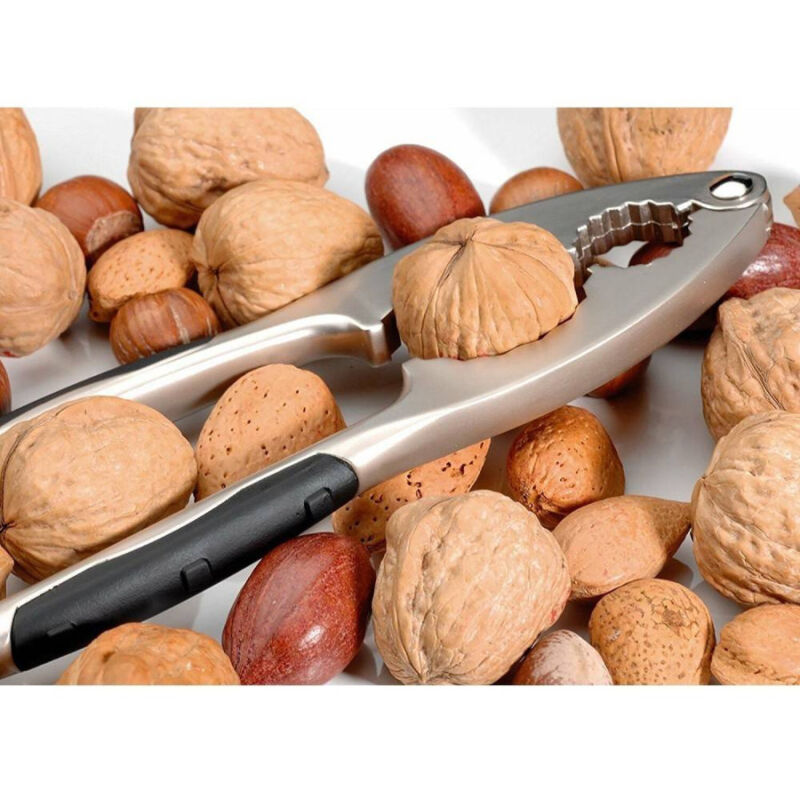 foto del prodotto trade shop traesio schiaccianoci rompinoci in acciaio inox satinato manico antiscivolo 