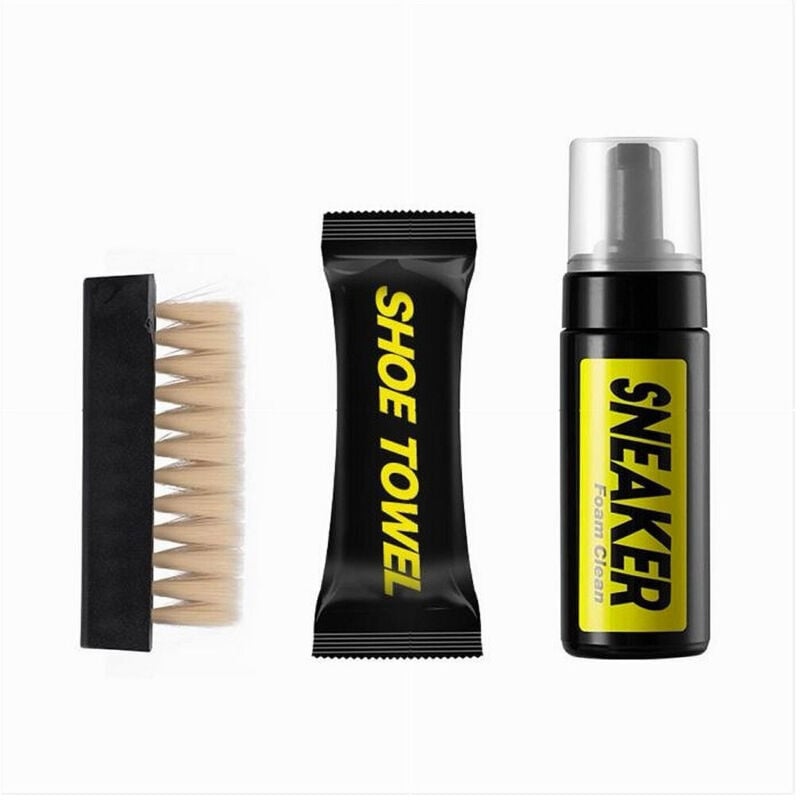 foto del prodotto trade shop traesio - schiuma detergente per la pulizia di scarpe sneaker cleaning senza risciacquo -