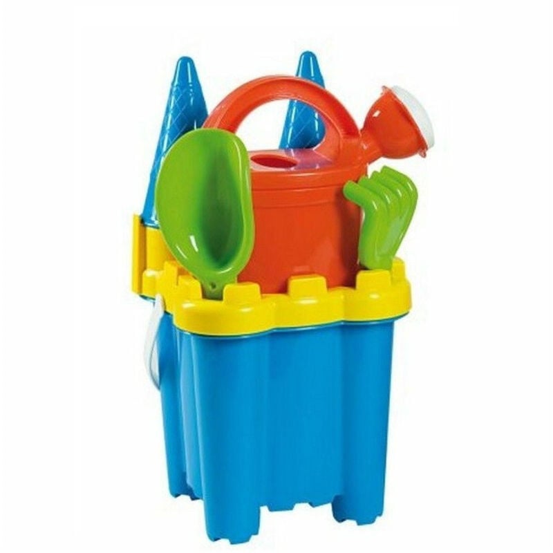 foto del prodotto trade shop traesio secchiello a castello con accessori mare bambini spiaggia estate 