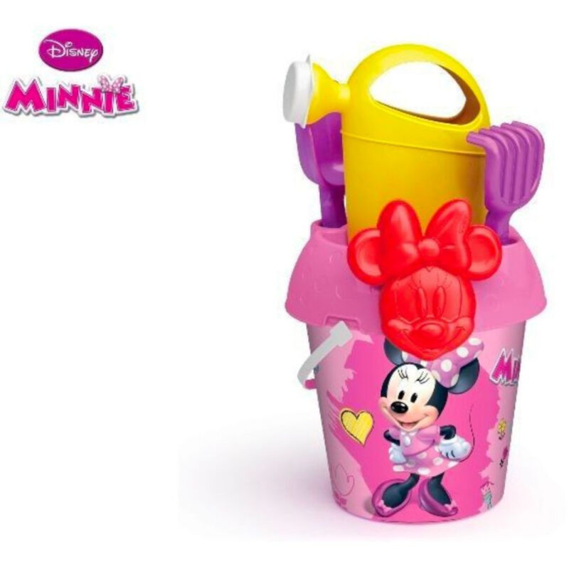 foto del prodotto trade shop traesio secchiello da mare di minnie gioco da spiaggia per bambini con diversi accessori 