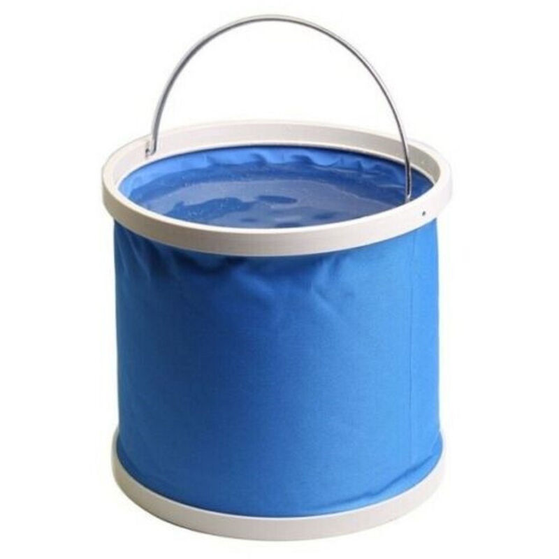 foto del prodotto trade shop traesio - secchio pieghevole capacita' 11 litri auto barca campeggio pesca -