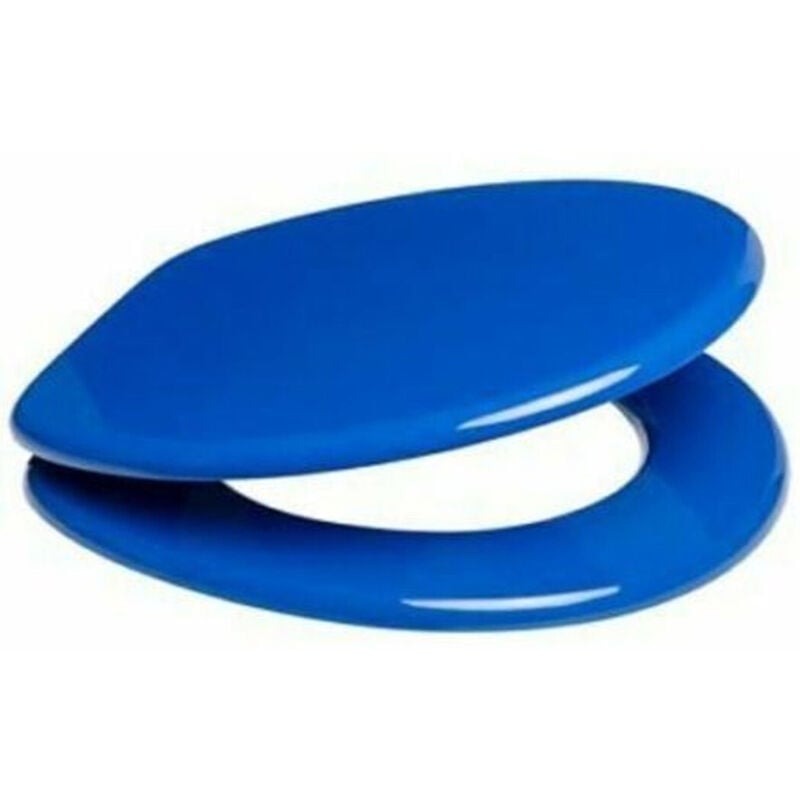 foto del prodotto trade shop traesio sedile coprivaso wc water copriwater bagno in pvc universale blu 