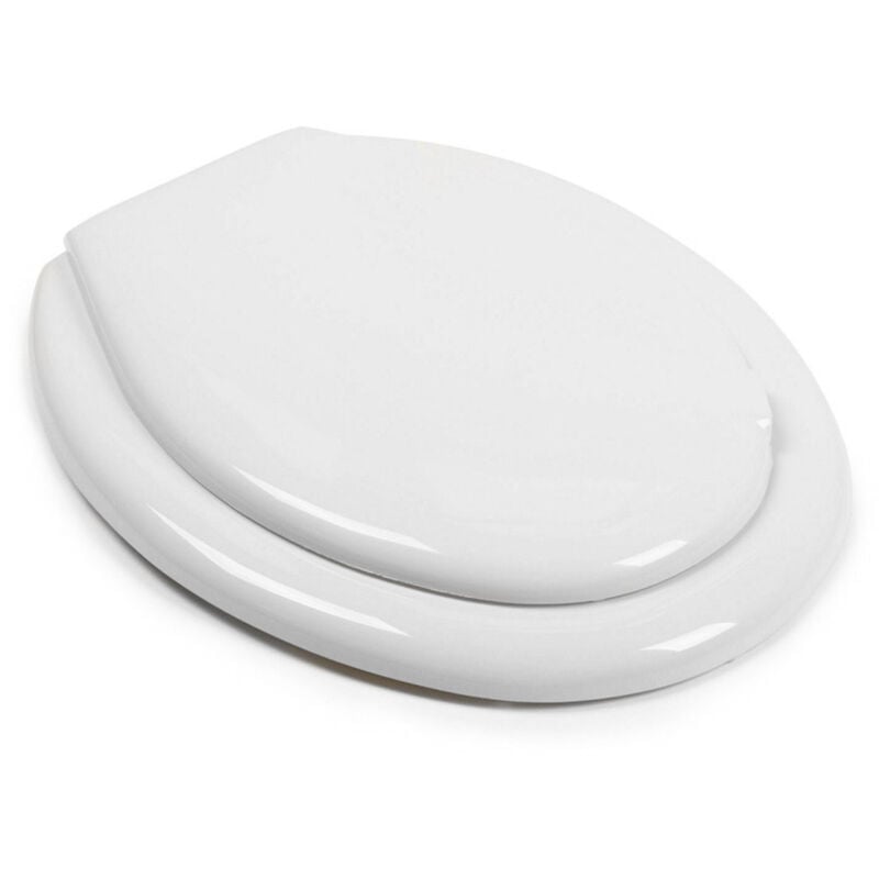 foto del prodotto trade shop traesio sedile coprivaso wc water copriwater bagno in pvc universale colore bianco 3,5