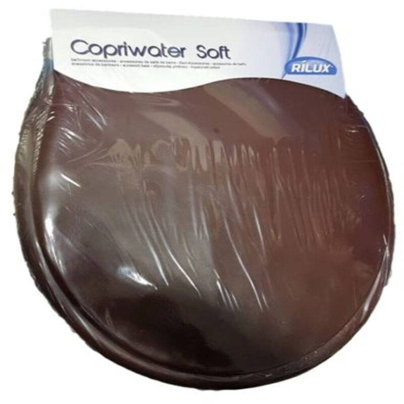 foto del prodotto trade shop traesio sedile coprivaso wc water copriwater bagno morbido universale effetto pelle 3,5