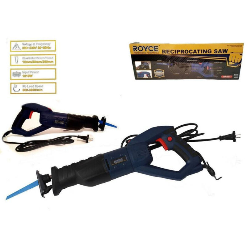 foto del prodotto trade shop traesio seghetto a gattuccio elettrico seghetto 1010 watt 2 lame legno metallo rrs260 