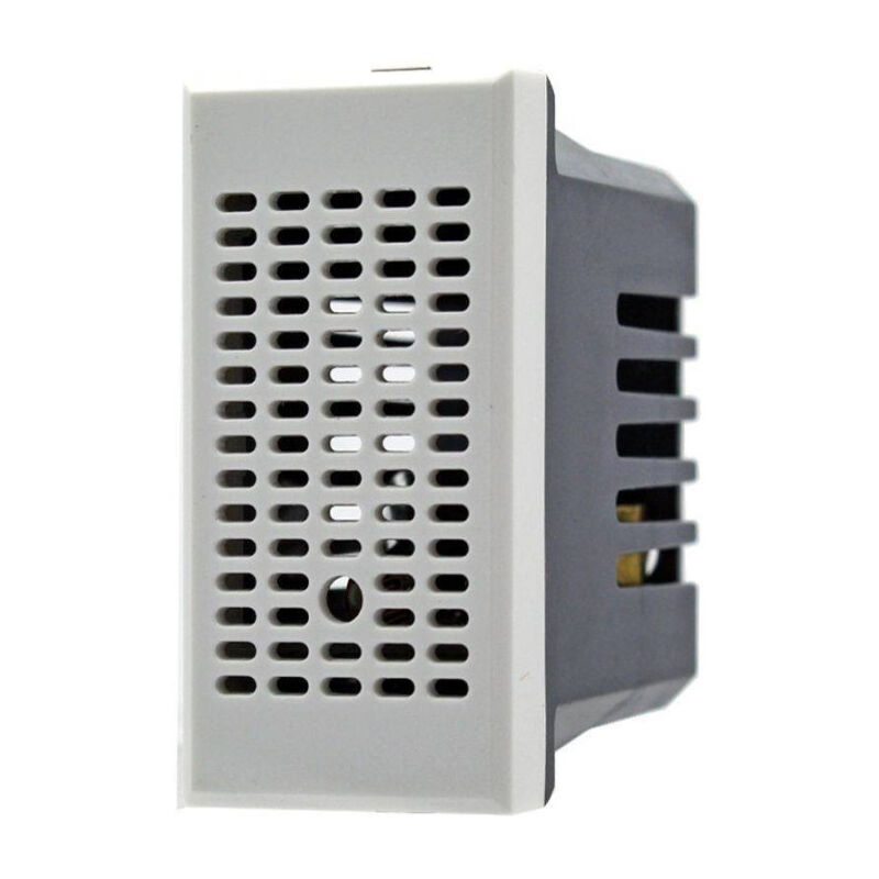 foto del prodotto trade shop traesio sensore acustico timer 220v colore bianco compatibile bticino axolute 