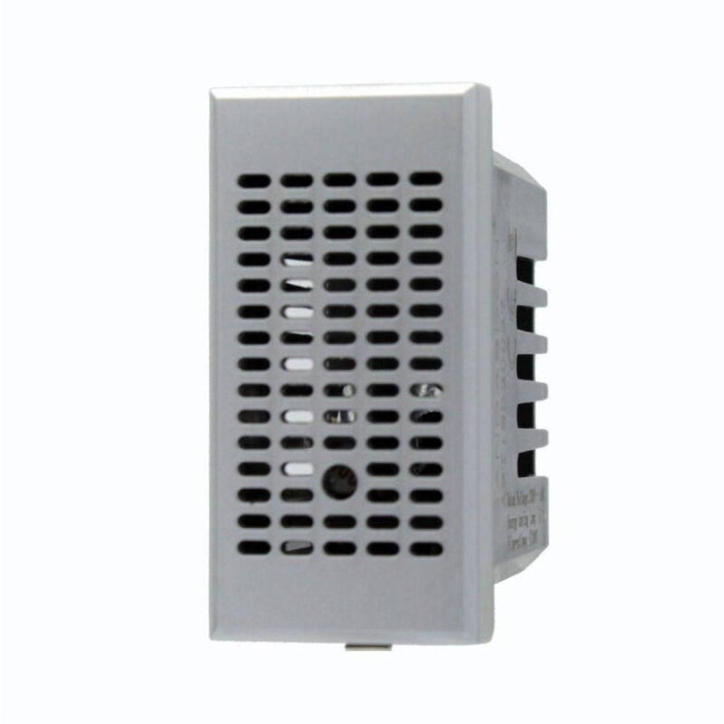 foto del prodotto trade shop traesio sensore acustico timer 220v colore silver compatibile bticino axolute 