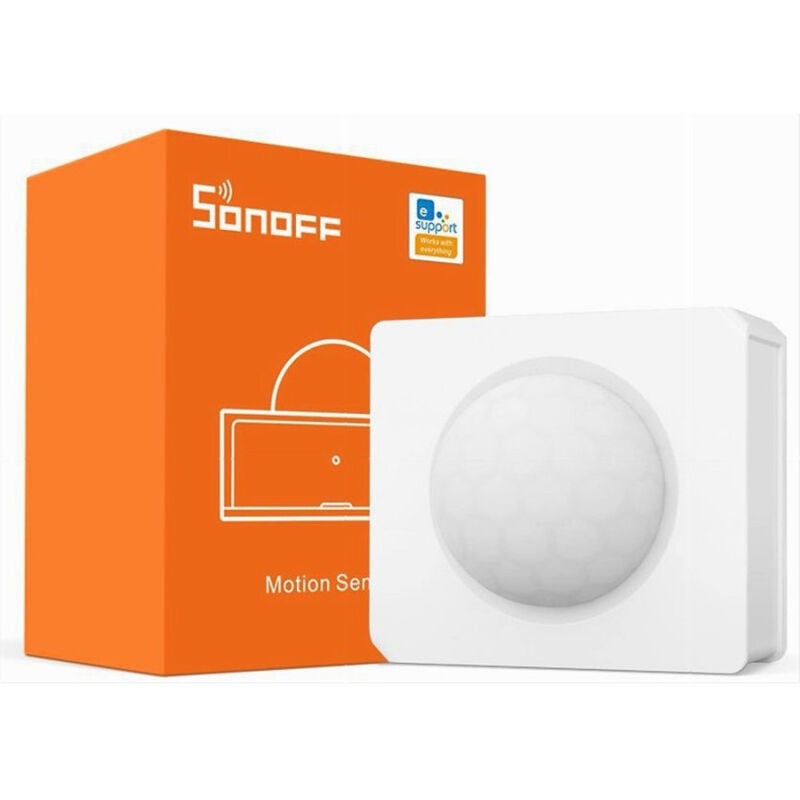foto del prodotto trade shop traesio sensore di movimento wifi 433 mhz zigbee gestibile da smartphone sonoff snzb 03 