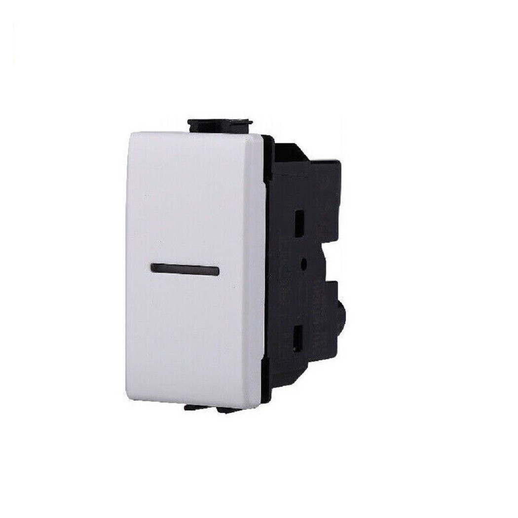 foto del prodotto trade shop traesio serie bticino frutti matix compatibile presa schuko lan pulsante deviatore usb interruttore 1p assiale