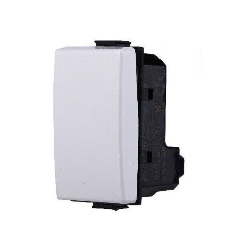 foto del prodotto trade shop traesio serie bticino frutti matix compatibile presa schuko lan pulsante deviatore usb interruttore unipolare