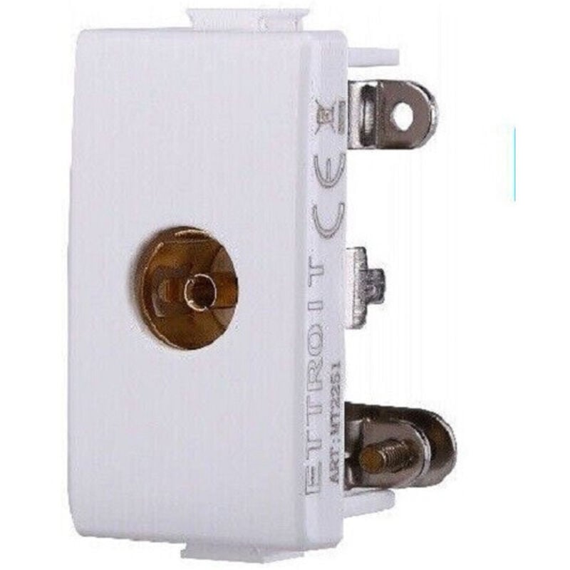 foto del prodotto trade shop traesio serie bticino frutti matix compatibile presa schuko lan pulsante deviatore usb presa tv femmina