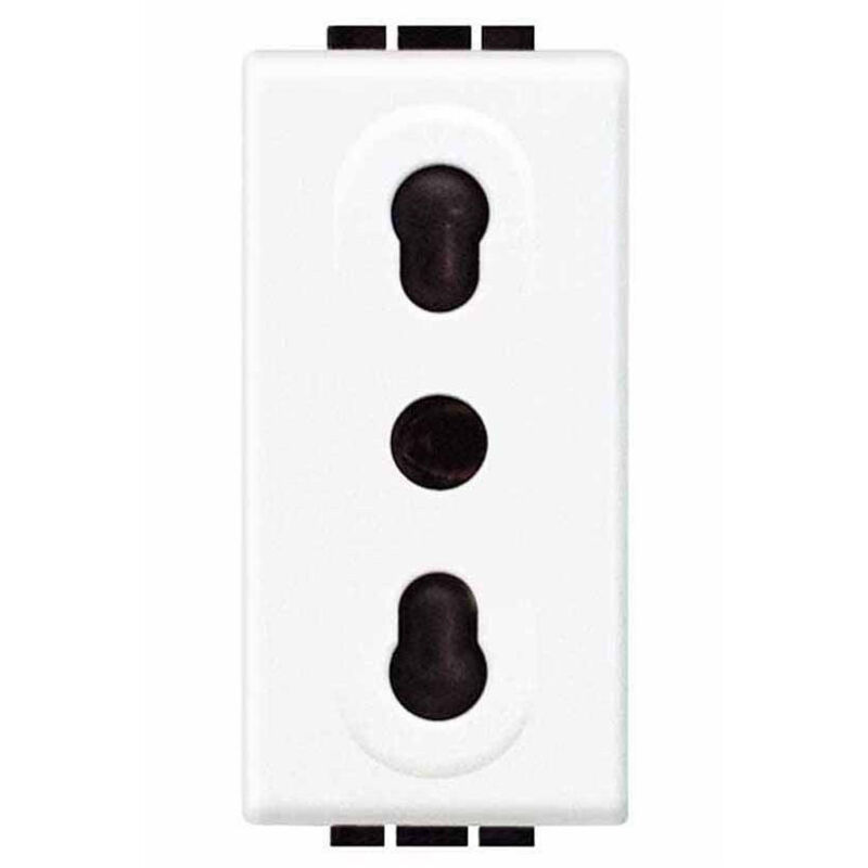 foto del prodotto trade shop traesio serie living international compatibile apparecchi di comando moduli prese interr presa bipasso