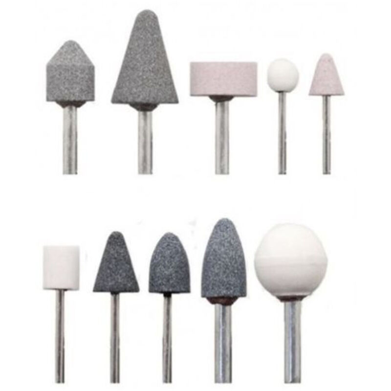 foto del prodotto trade shop traesio set 10 frese kit accessori per mini trapano smerigliatrice metallo dremel 