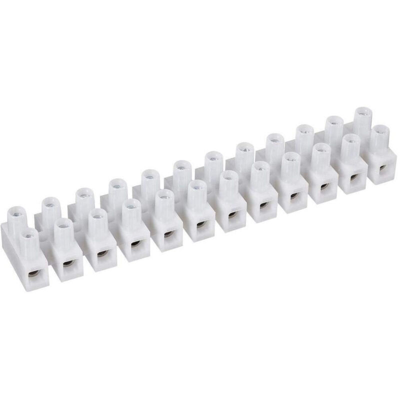 foto del prodotto trade shop traesio - set 10 pezzi morsettiera morsetti morsetto mammut 20a 12 poli connettori -