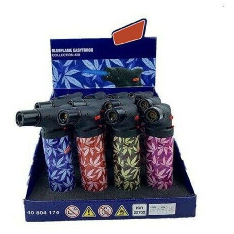 foto del prodotto trade shop traesio set 12 pezzi accendini accendi gas easy torch foglie cucina fornelli 40804174 