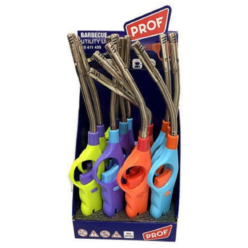 foto del prodotto trade shop traesio set 12 pezzi accendino accendigas prof hake flex bi color flessibile 40411499 