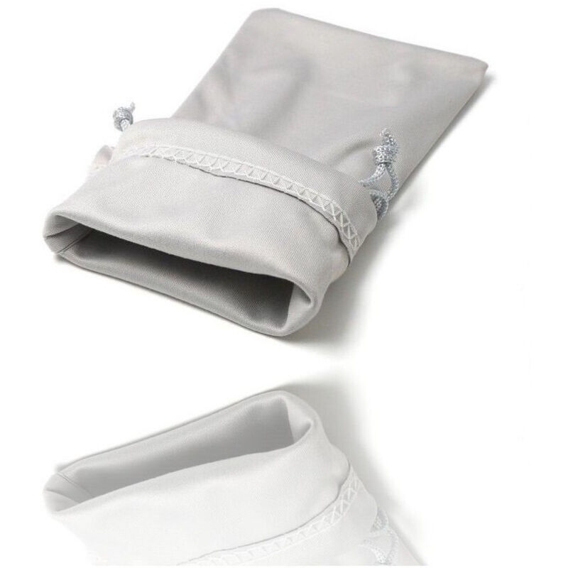 foto del prodotto trade shop traesio set 12 pezzi custodia bustina sacchetto porta occhiali da sole grigia 