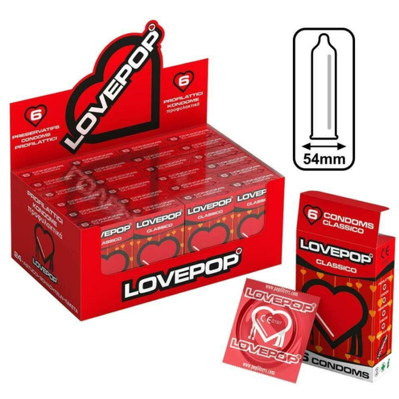 foto del prodotto trade shop traesio set 12 profilattici preservativi condom love pop classici profumati alla fragola 