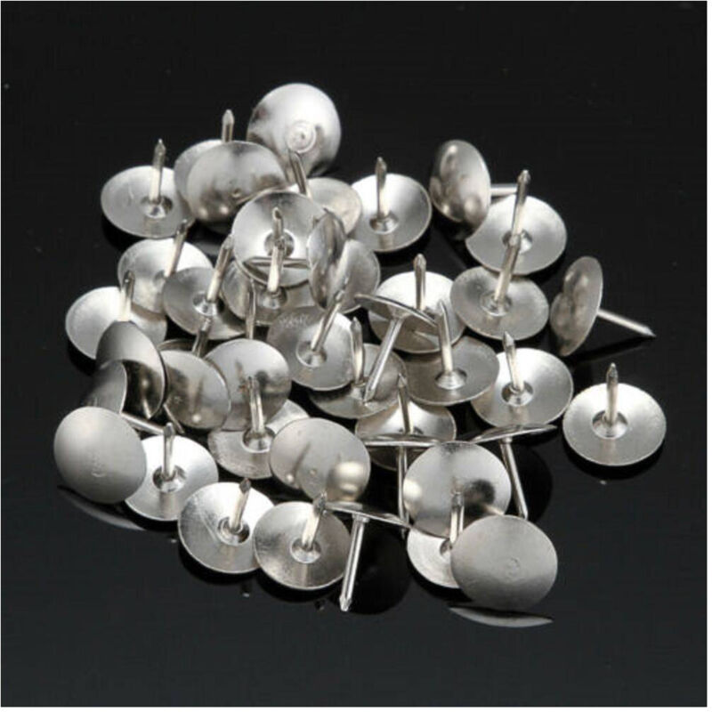 foto del prodotto trade shop traesio set 120 pezzi punesse puntine da disegno scuola ufficio silver 