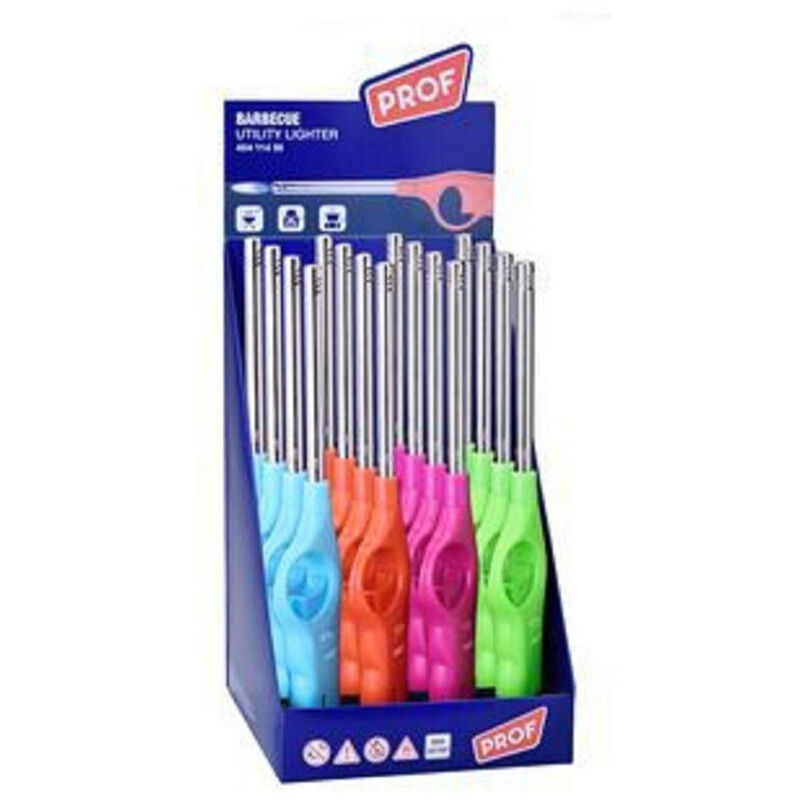 foto del prodotto trade shop traesio - set 16 pz accendino accendigas ricaricabile barbecue utility lighters 40411498 -