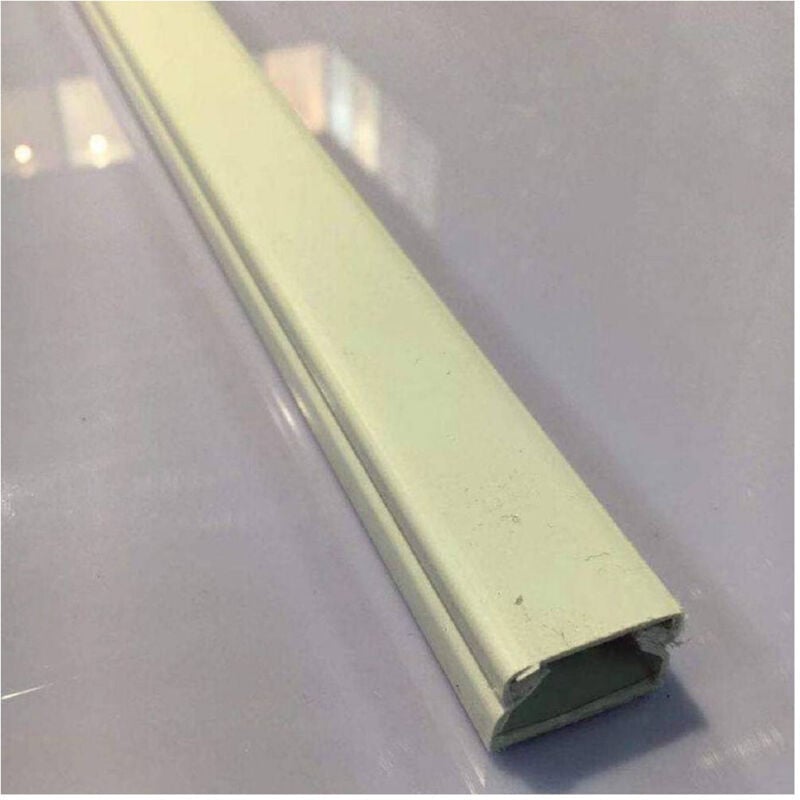 foto del prodotto trade shop traesio set 2 canalina passacavo singola 2 metri 25 x 17 mm bianco singolo 60771 