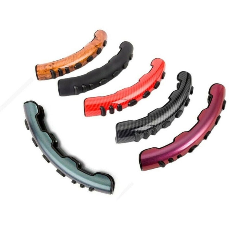 foto del prodotto trade shop traesio - set 2 coprivolante auto sportivo universale in fibra abs copertura anti scivolo -