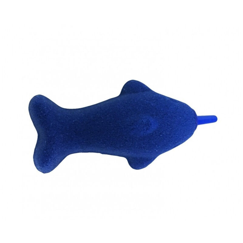 foto del prodotto trade shop traesio set 2 pezzi pietra delfino 50mm ugello porosa aereatore ossigeno pompa acquario 