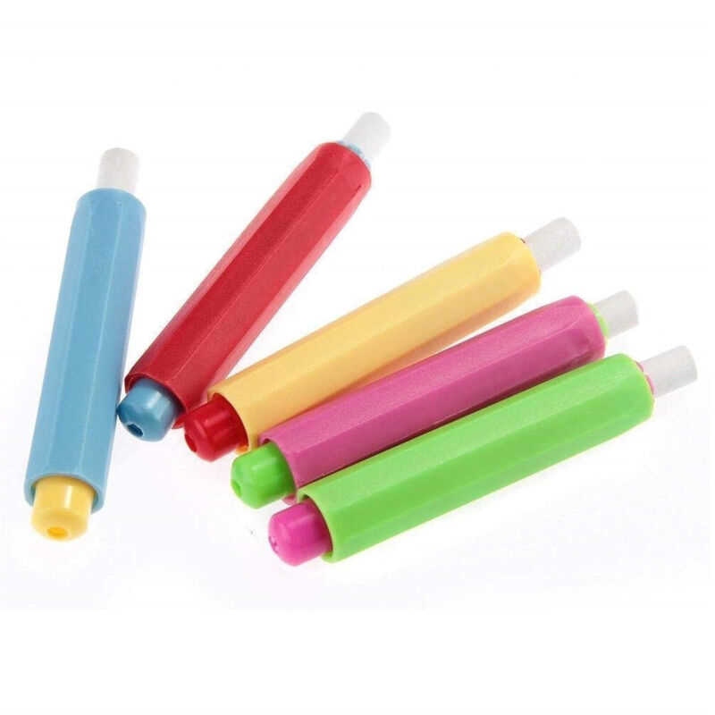 foto del prodotto trade shop traesio set 2 porta gessetti plastica colorati bambini custodia gessi lavagna ufficio scuola 
