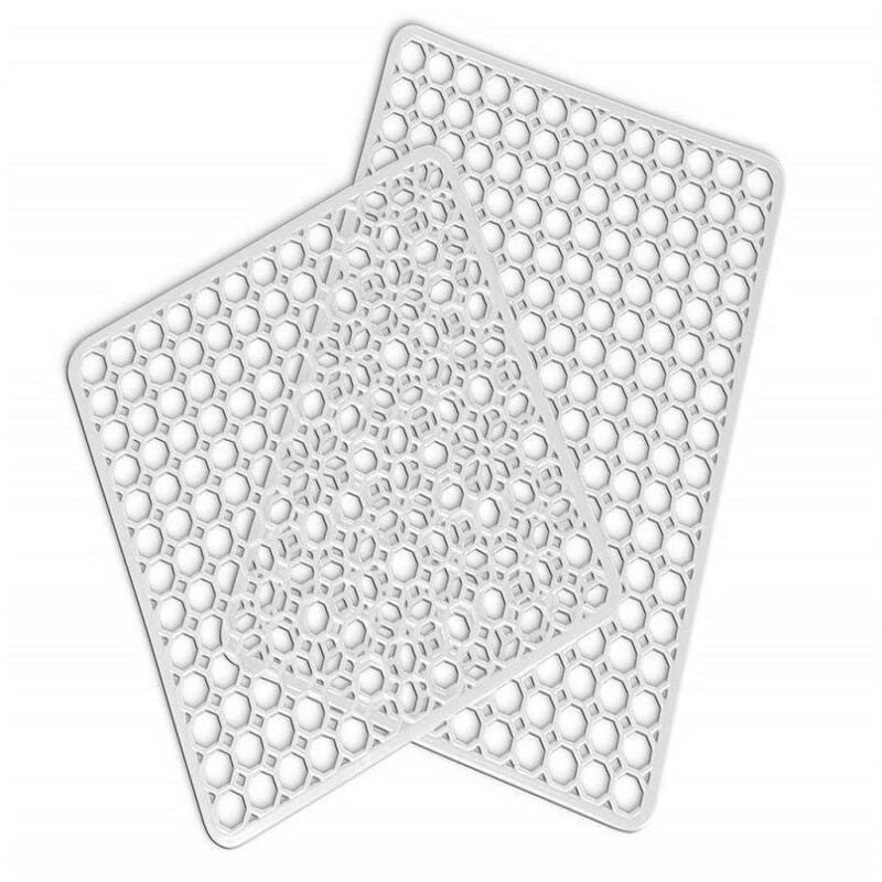 foto del prodotto trade shop traesio set 2 tappetini lavello scolapiatti 33x38cm anti scivolo cucina piatti plastica 