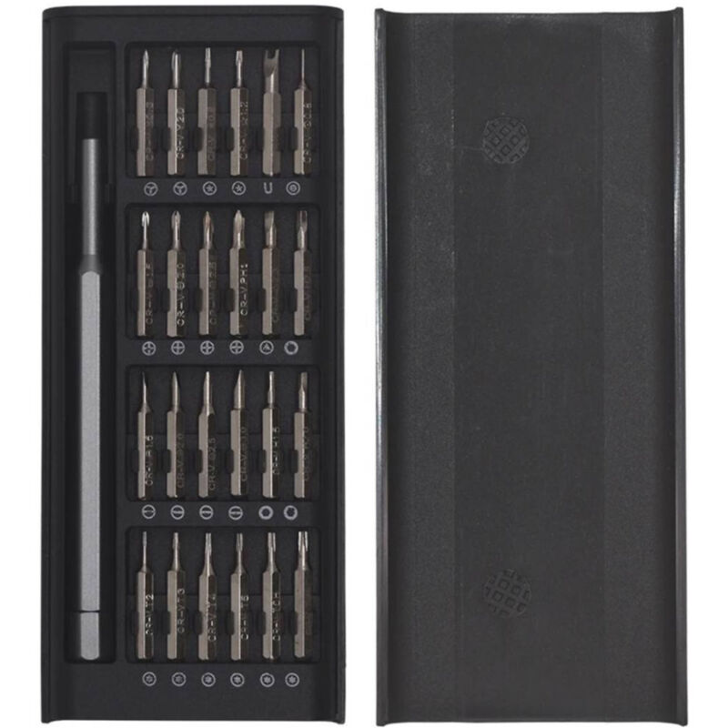 foto del prodotto trade shop traesio set 24 cacciaviti di precisione kit cacciavite combinati magnetici x riparazioni 