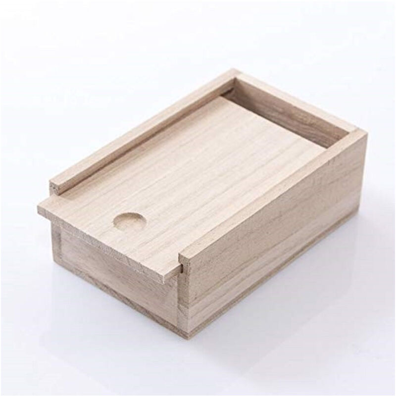 foto del prodotto trade shop traesio set 2pz scatole baule legno portagioie rettangolare 17x7.5x5cm cofanetto minuterie 