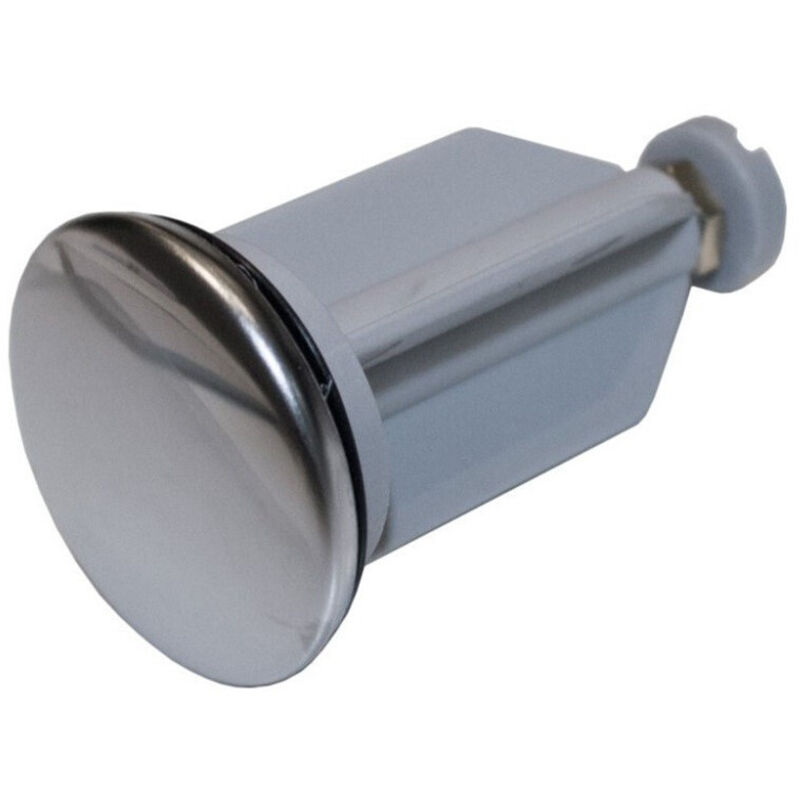 foto del prodotto trade shop traesio set 2pz tappo lavandino bidet saltarello acciaio plastica piletta lavabo scarico 1 1 4 
