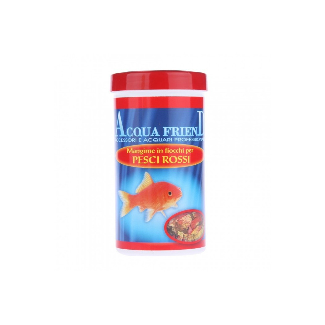 foto del prodotto trade shop traesio set 3 confezioni 250ml 36gr ciascuno mangime per pesci rossi acquari in fiocchi cibo base 