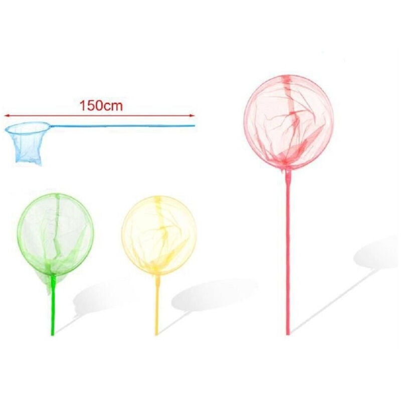 foto del prodotto trade shop traesio set 3 pz retino da pesca guadino bambini adulti 150 cm colori assortiti 5200388 