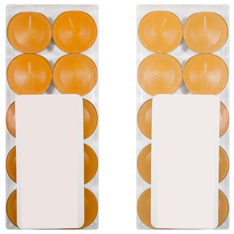 foto del prodotto trade shop traesio set 30 candele candela profumata fragranza arancia orange arancione profumo 