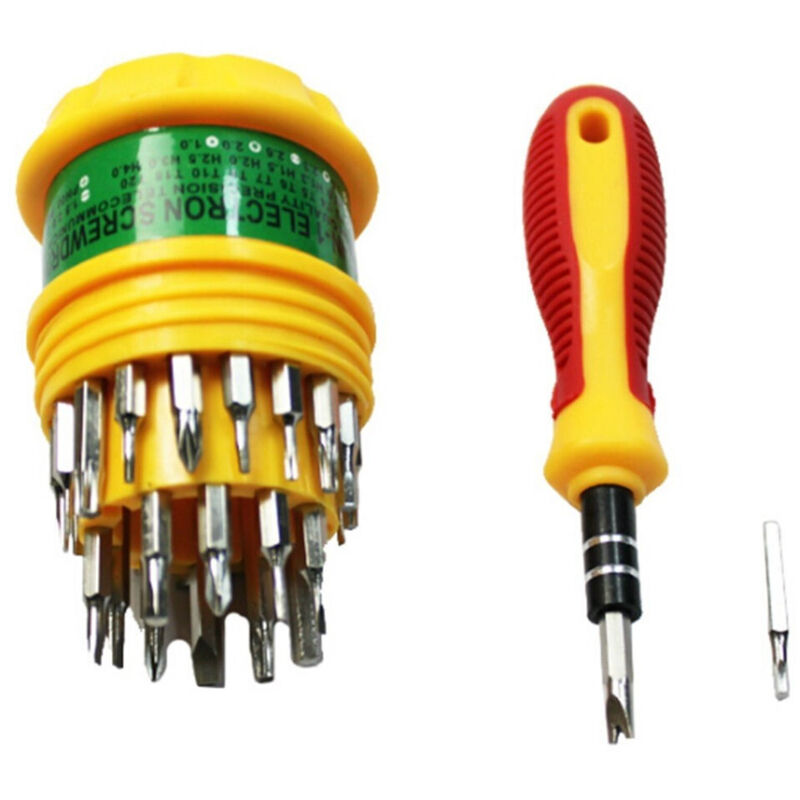 foto del prodotto trade shop traesio set 31 pezzi cacciaviti torx di precisione intercambiabili orologi pc 