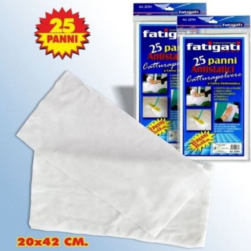 foto del prodotto trade shop traesio set 36 pezzi panno antistatico cattura polvere 20x42cm lucida pulisce casa 