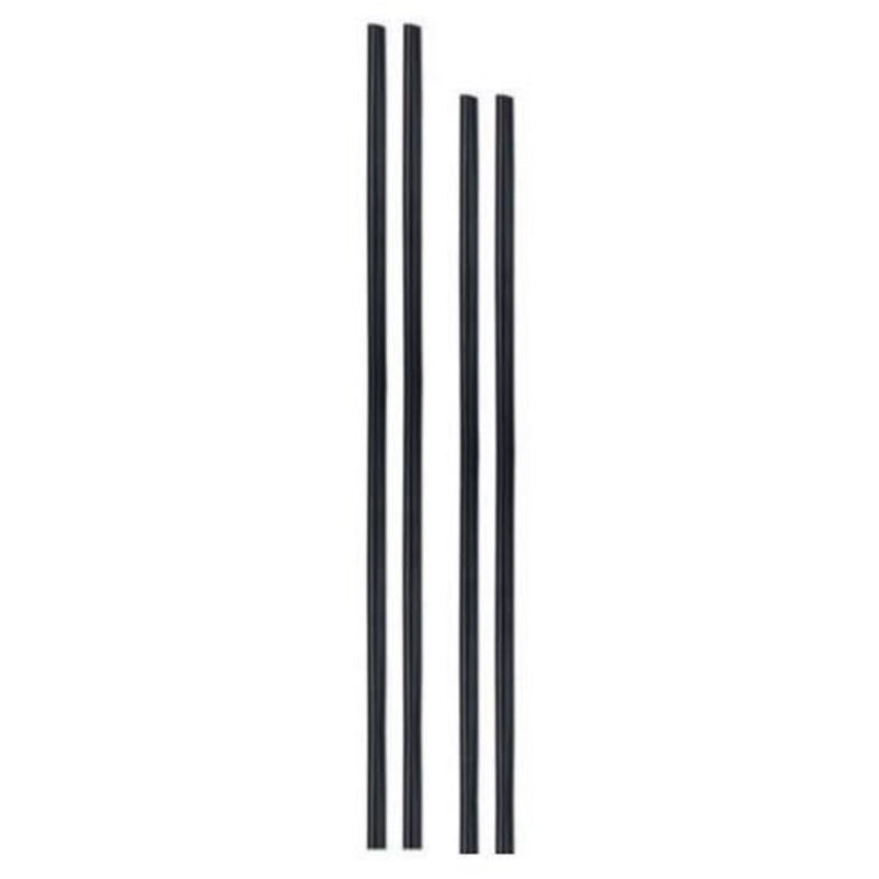foto del prodotto trade shop traesio set 4 paracolpi striscia profilo portiera auto tuning neri 88cm 68cm 