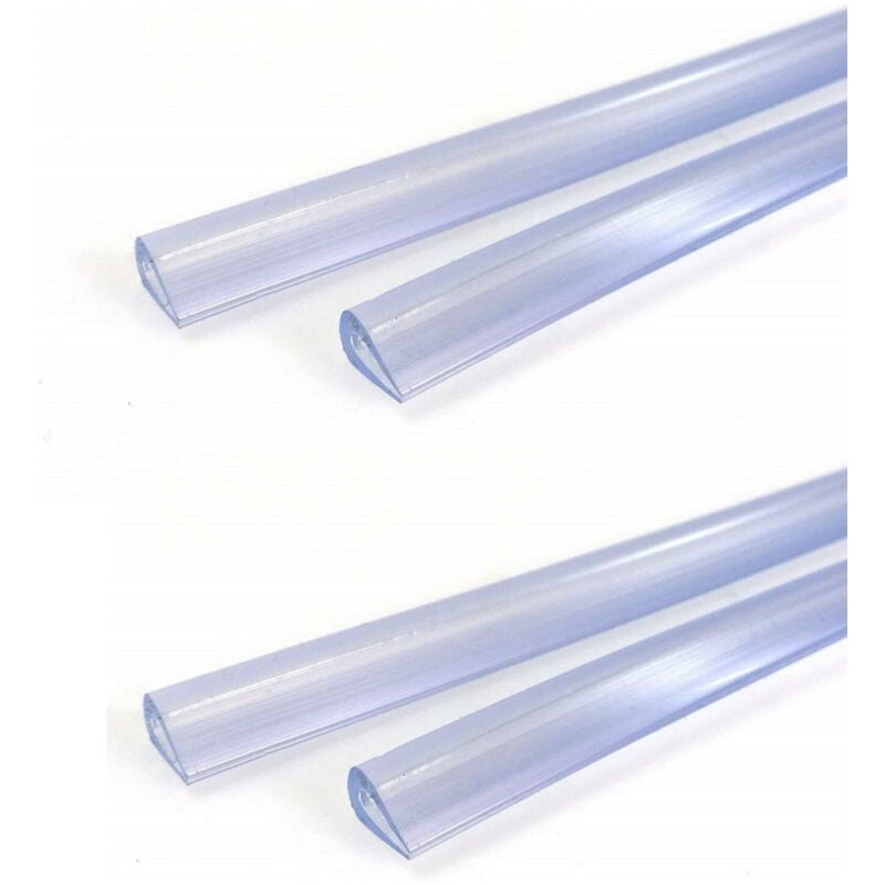 foto del prodotto trade shop traesio set 4 paracolpi striscia profilo portiera auto tuning pvc trasparente 88cm 68cm 