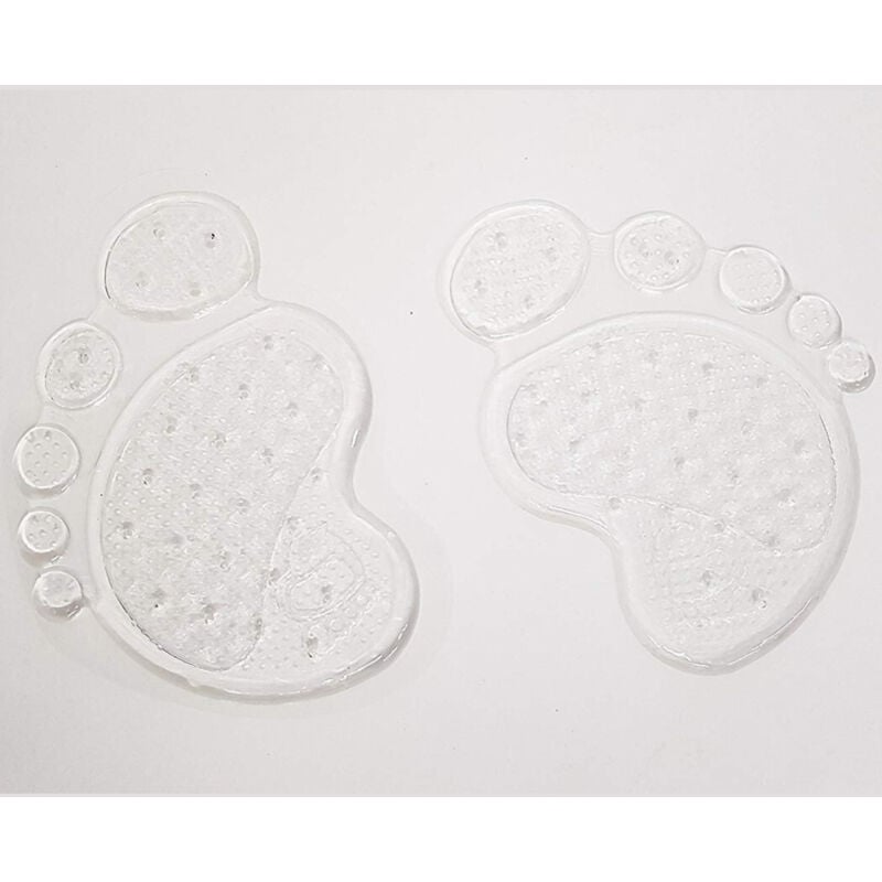 foto del prodotto trade shop traesio set 4pz mezza solette plantare silicone antiscivolo per tacchi cuscinetti scarpe invisibile 